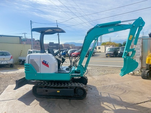 IHI　ミニユンボ　25J  油圧ショベル　ゴムキャタ　2.5tクラス　全国陸送可能 下取りOK