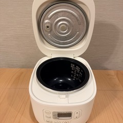 無印良品　炊飯器 3合 白 の画像