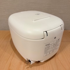 無印良品　炊飯器 3合 白 の画像