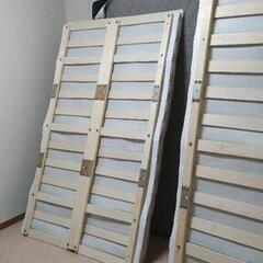 ダブルベッド2台、セミダブルベッド2台あげますの画像