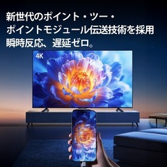 「2025年新登場 日本初 真4K」 llanoワイヤレス HDMI 無線送受信機セット 4K@60Hz PD65W充電対応 日本技適認証取得 5.8G超低遅延 ミラー＆拡張モード搭載 最大50m無線伝送 WIFI&設定不要 iPhone/iPad/テレビ/Androidスマホ/Mac/Windowsなど対応の画像