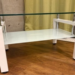 ガラステーブル　ローテーブルの画像