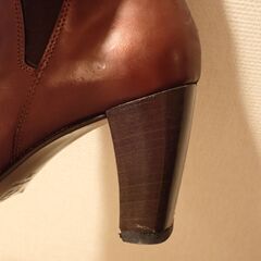 レディース　ショートブーツ　イタリア製　茶系　23.5㎝　の画像