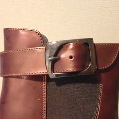 レディース　ショートブーツ　イタリア製　茶系　23.5㎝　の画像