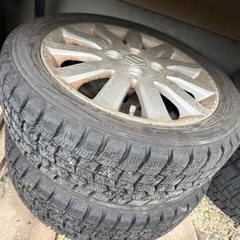 スズキワゴンR純正ホイール＆スタッドレスの画像