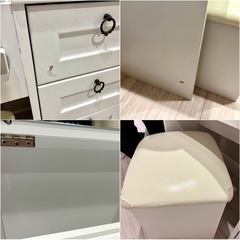 【取引先決定済み】ドレッサー💄デスク　定価27990円【デパコスおまけ付】の画像