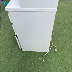 ニトリ レンジボード 幅89×奥行50.5×高さ200cm FLUTE-90KB  キッチンボード 食器棚 キッチン収納 NITORIの画像