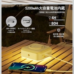 LEDソーラーランタン　新品の画像