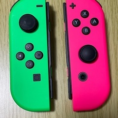 Nintendo Switch Joy-Conネオングリーン/ネオンピンクの画像