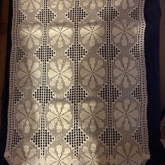 ソファ背もたれレースカバーの画像