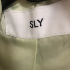 SLY チェスターコート　薄いグリーンの画像