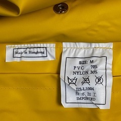 リバーシブル　レインコートの画像