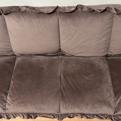 【売切商品】Francfranc カランフロアソファ ブラウンの画像