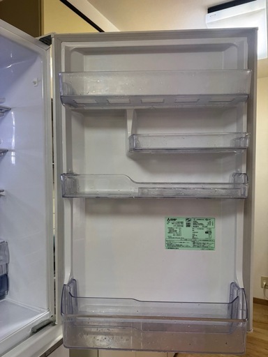 【超美品】三菱 365L 冷蔵庫 MR-CX37E-W（2020年製）／徹底清掃済・新品級の綺麗さ