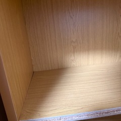 棚 木目調 三段ボックスの画像
