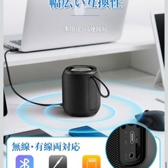 ポータブルスピーカー　防水　新品の画像