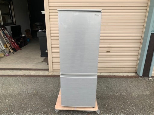 2ドア冷蔵庫 シャープ 167L SJ-D17E-S 2019年