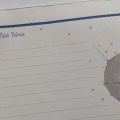 【レア】星の王子さま Le Petit Prince 便箋 2種類 手紙 レターの画像