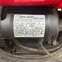 浅井戸用ポンプの画像