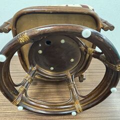 【お売りします】昭和レトロ 籐製 ラタンチェア 椅子の画像