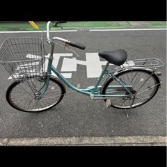 ブリヂストン24インチママチャリ中古ライトあり
の画像