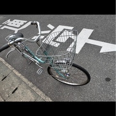 ブリヂストン24インチママチャリ中古ライトあり
の画像