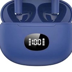 新品❤️AP09 ワイヤレスイヤホンセット　ブルー色の画像