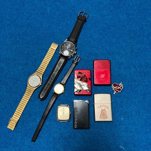Zippoライターガンダム/メンズ、レディス腕時計SEIKO.TAA現状品/