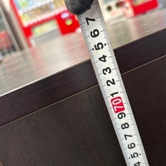 タダであげます　0円　さいたま市　ダークブラウン　ウッド柄キャビネットの画像