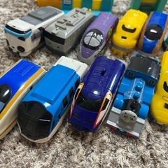 【使用済】マクドナルド　ハッピーセット　プラレール 車両セットの画像