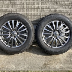 16インチスタッドレスタイヤ４本セット（アルミホイール、ナット付き）の画像