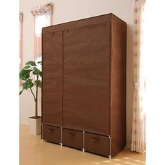 【新品未使用】引き出し付きハンガーの画像