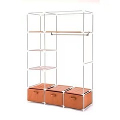 【新品未使用】引き出し付きハンガーの画像