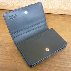 ☆FURLA 名刺入れ カードケース レディース 縦7.5cm 横11cm マチ2cm フルラ ブラック 女性向け 黒 5ポケット PDA3ACO ARE000 札幌市 豊平区 平岸店の画像