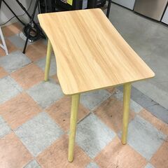 ＼家具＊家電のお店／【ｼﾞｬﾝｸﾞﾙｼﾞｬﾝｸﾞﾙ石川金沢店】テーブル 木目 ナチュラル   W(幅)80×D(奥行き)50×H(高さ)73cmの画像
