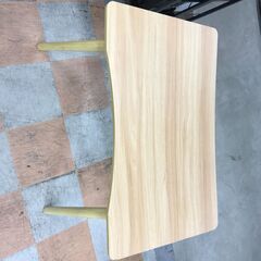 ＼家具＊家電のお店／【ｼﾞｬﾝｸﾞﾙｼﾞｬﾝｸﾞﾙ石川金沢店】テーブル 木目 ナチュラル   W(幅)80×D(奥行き)50×H(高さ)73cmの画像