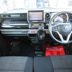 スズキ　スペーシアカスタム　ハイブリッドＧＳ ★1年保証★ロードサービス　デュアルカメラブレーキ　純正８型ナビ　地デジ　全方位カメラ　Ｂｌｕｅｔｏｏｔｈ　左側パワースライド　アダプティブクルコン　ヘッドアップＤ　シートヒーター　オートライト　ＬＥＤヘッド＆フォグの画像