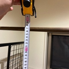 洗濯機上に設置するスチールラックの画像