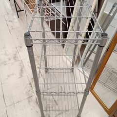 リユースのサカイ栃木店★ジモティ割あり★  ラック グレー W60×D36×H92 クリーニング済み TC11700の画像
