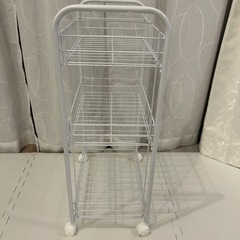ワイヤーラック　スチールラック  ワゴンの画像