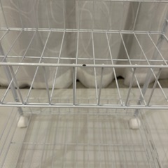 ワイヤーラック　スチールラック  ワゴンの画像