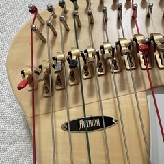 【青山メンテ済み】Aoyama 青山ハープ 130D ノンペダルハープ 34弦 三脚付きの画像