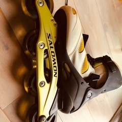 サロモンインラインスケート&K2プロテクターの画像