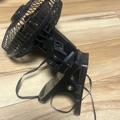 車載クリップファン ブラックの画像