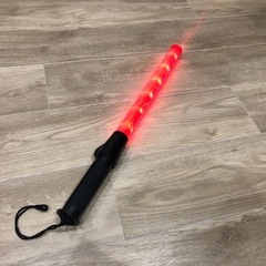 交通警備の旗と棒の画像
