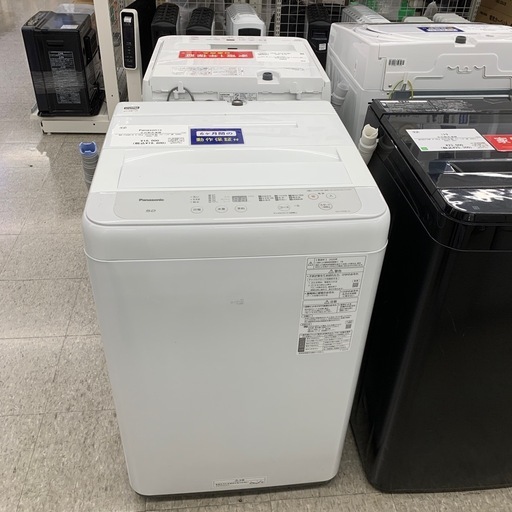 【 6ヶ月間の動作保証付き＋軽トラック無料貸出！】Panasonic  全自動洗濯機5.0kg