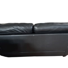 2人掛けソファ/革張りの画像