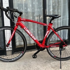 ◎PayPay10％還元中＜整備済・美品車＞CANOVER(カノーバー)  ロードバイク・700C 2×7段変速の画像