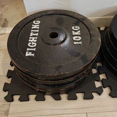 バーベルプレート 10kg 8枚セットの画像