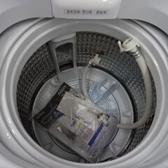 【恵庭】アクア　7Kg洗濯機　美品　AQW-V7M　21年製　動作確認済み！の画像